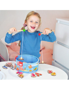 TOOKY TOY Gra Zręcznościowa Łowienie Rybek Wędkowanie 2