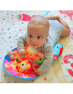 WOOPIE BABY pagalvėlė Rogal Interaktyvus edukacinis kilimėlis Rattle Teether 2