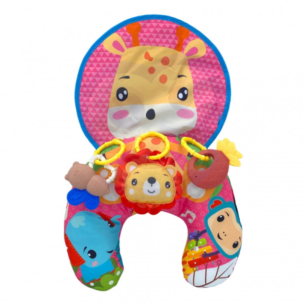 WOOPIE BABY pagalvėlė Rogal Interaktyvus edukacinis kilimėlis Rattle Teether WOOPIE BABY pagalvėlė Rogal Interaktyvus edukacinis kilimėlis Rattle Teether