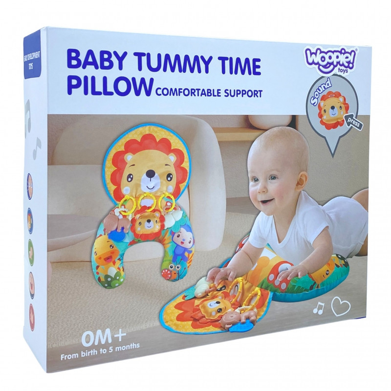 WOOPIE BABY pagalvėlė Rogal Interaktyvus edukacinis kilimėlis Rattle Teether
