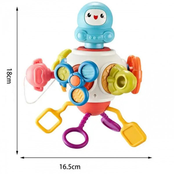 WOOPIE BABY Montessori sensorinis kubas 8in1 WOOPIE BABY Montessori sensorinis kubas 8in1