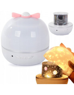 WOOPIE Projektor Gwiazd "Magiczne Sny" - Rzutnik Led 6 Trybów
