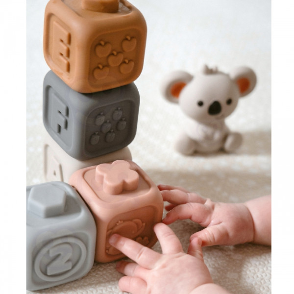 WOOPIE BABY Edukacinis piramidžių rinkinys Sensoriniai blokai 2in1 Dantų krapštukas Skaičiai WOOPIE BABY Edukacinis piramidžių rinkinys Sensoriniai blokai 2in1 Dantų krapštukas Skaičiai