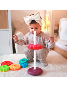 WOOPIE BABY mokomasis piramidės susuktas bokštas 2