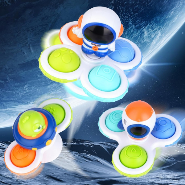 WOOPIE BABY Space Spinner Pop-it Sensory Toy Keičiamas 3 vnt. WOOPIE BABY Space Spinner Pop-it Sensory Toy Keičiamas 3 vnt.