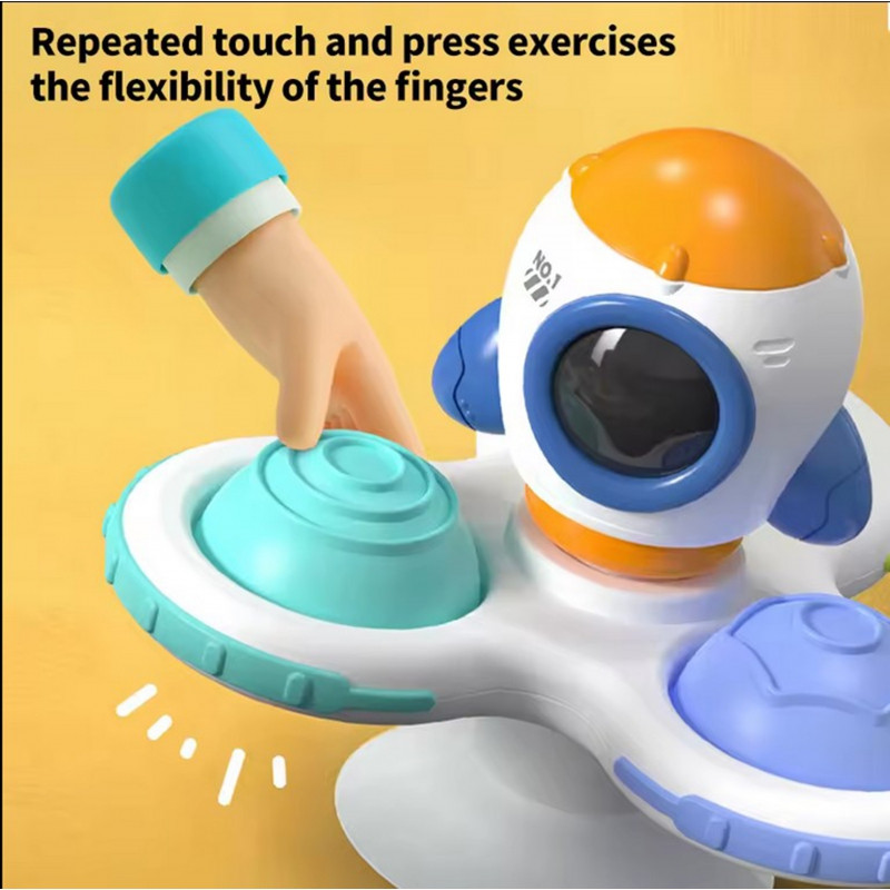 WOOPIE BABY Space Spinner Pop-it Sensory Toy Keičiamas 3 vnt.