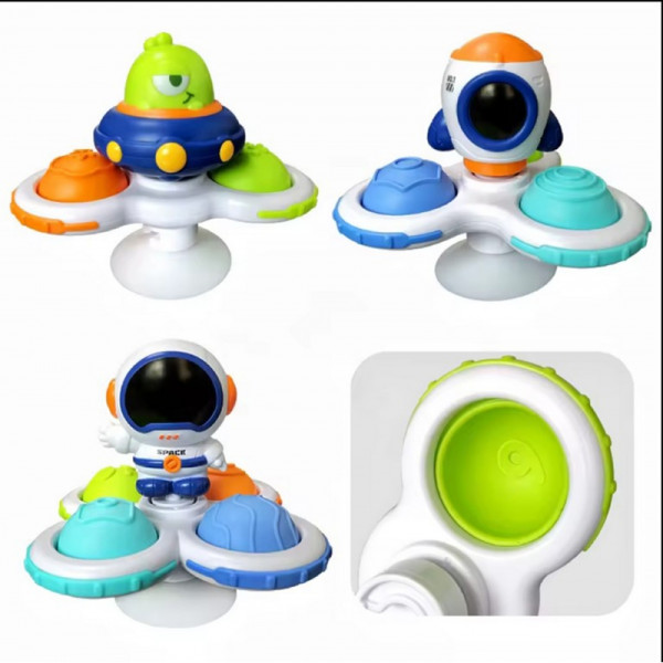 WOOPIE BABY Space Spinner Pop-it Sensory Toy Keičiamas 3 vnt. WOOPIE BABY Space Spinner Pop-it Sensory Toy Keičiamas 3 vnt.