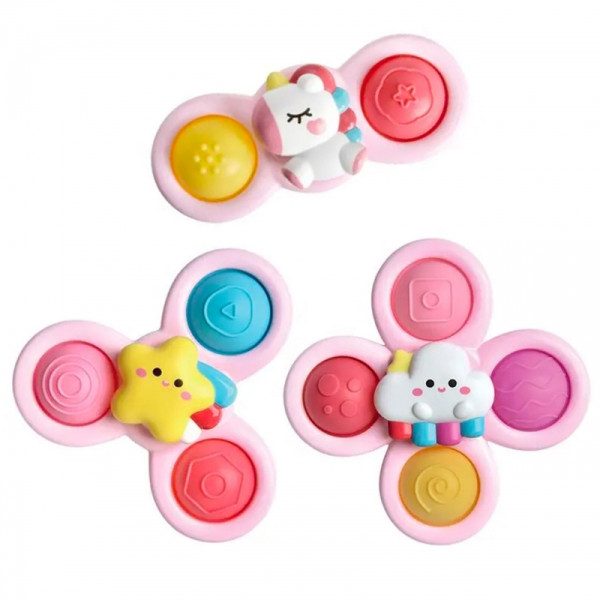 WOOPIE BABY Space Spinner Pop-it Sensory Toy Keičiamas 3 vnt. rožinės spalvos. WOOPIE BABY Space Spinner Pop-it Sensory Toy Keičiamas 3 vnt. rožinės spalvos.