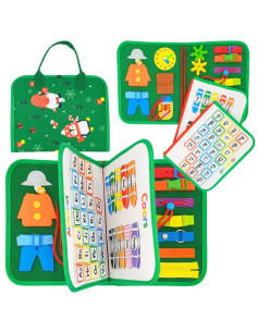 WOOPIE edukacinis Montessori lagaminėlis - kalėdinis leidimas