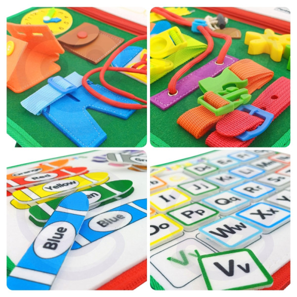 WOOPIE Монтессори-образовательная книга-чемодан — рождественское издание