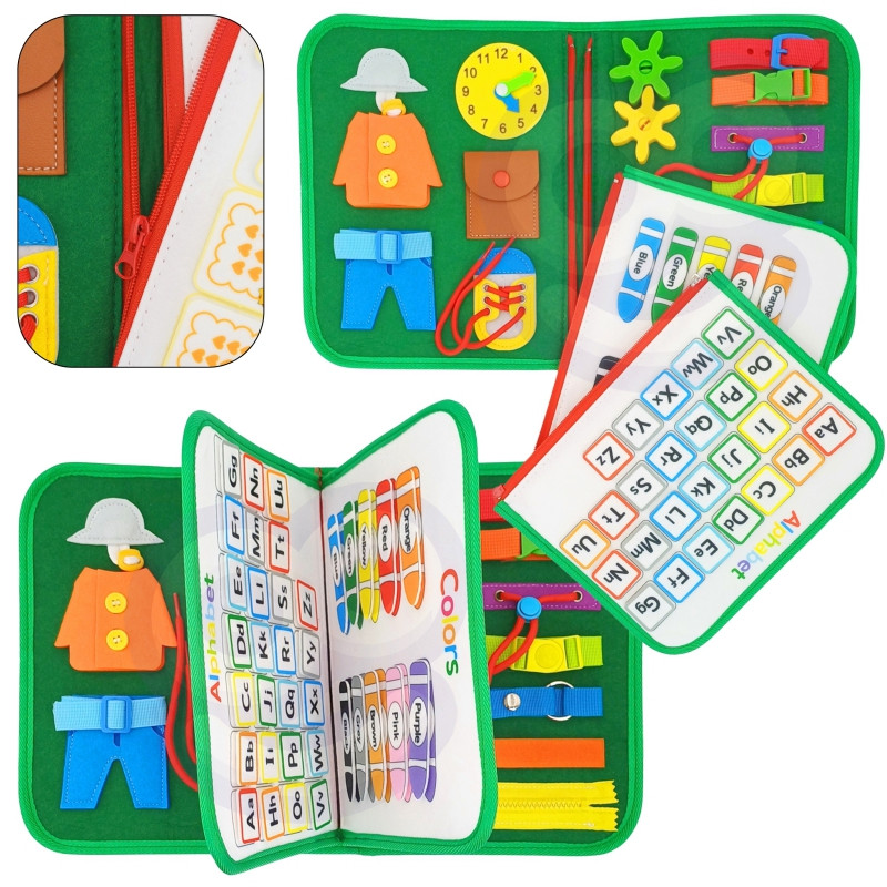WOOPIE edukacinis Montessori lagaminėlis - kalėdinis leidimas