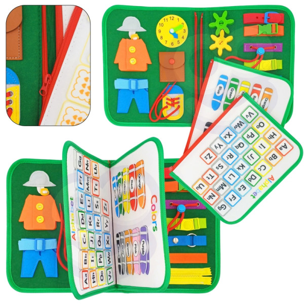 WOOPIE Монтессори-образовательная книга-чемодан — рождественское издание