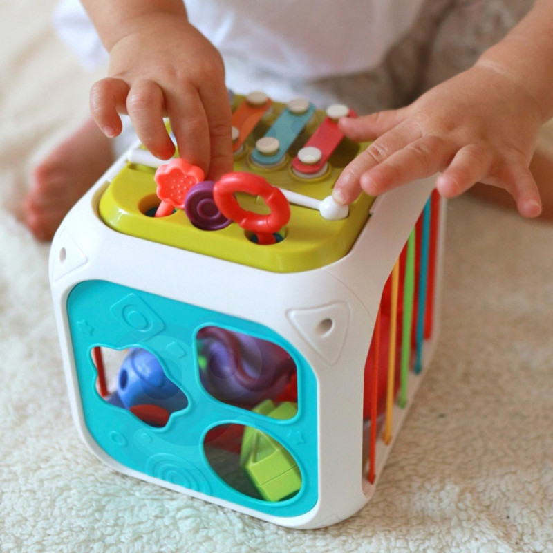 WOOPIE BABY sensorinis edukacinis veiklos kubas