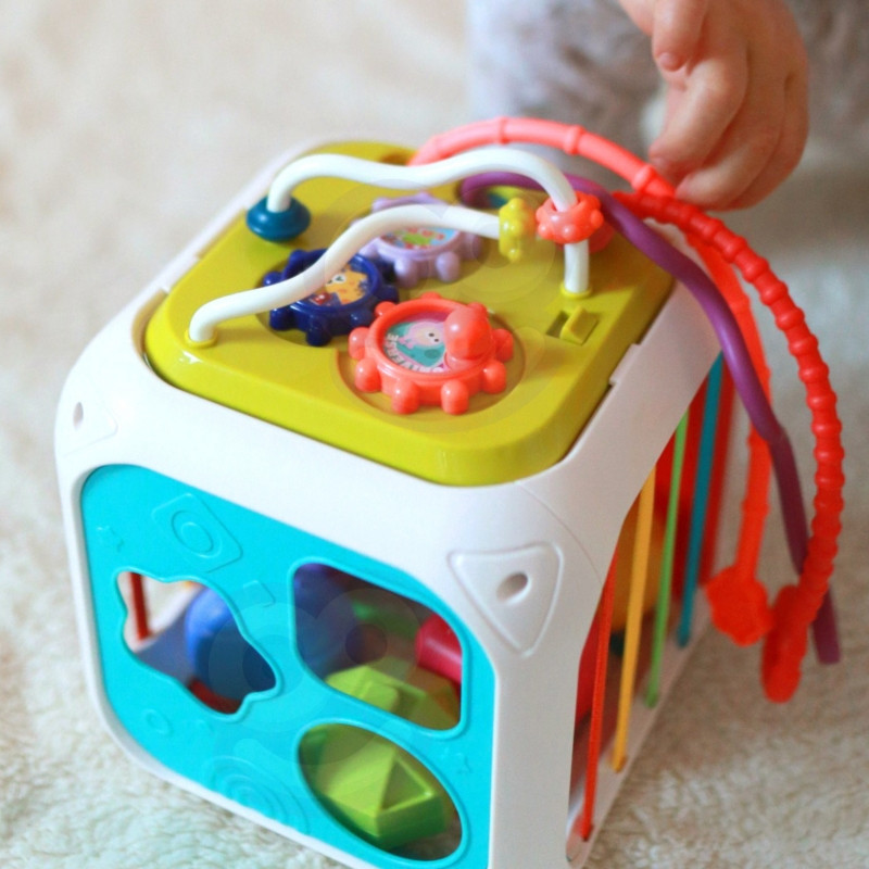 WOOPIE BABY sensorinis edukacinis veiklos kubas