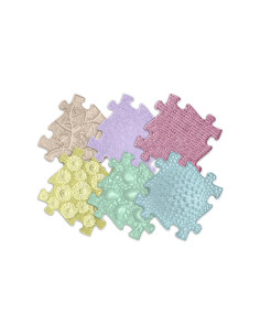 WOOPIE Mata Sensoryczna Ortopedyczna Puzzle 6 elementy