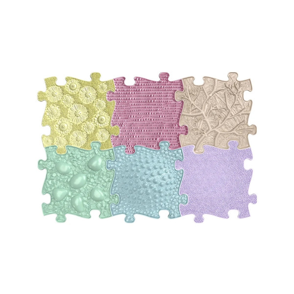 WOOPIE Mata Sensoryczna Ortopedyczna Puzzle 6 elementy WOOPIE Mata Sensoryczna Ortopedyczna Puzzle 6 elementy