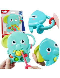 WOOPIE BABY Gryzak Sensoryczny Słonik Montessori 4w1