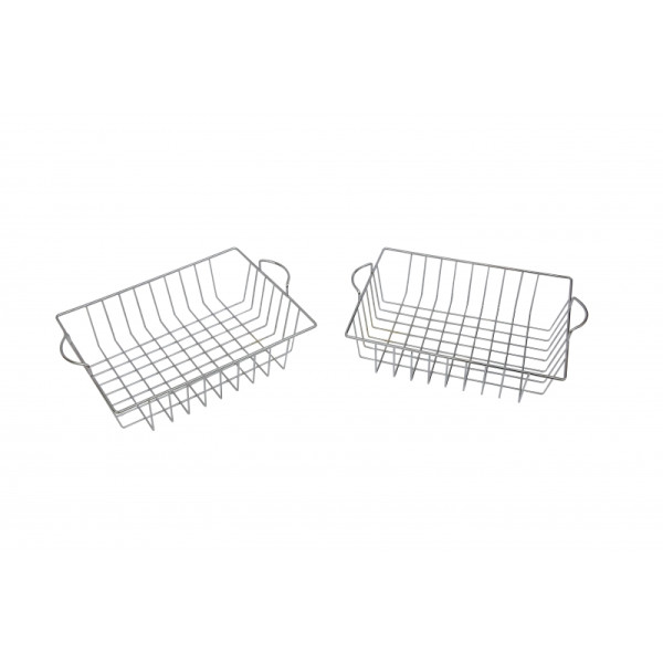 MASTERKIDZ Zestaw 2 Metalowe Kosze Szuszarka Do Naczyń Do Kuchni Dla Dzieci