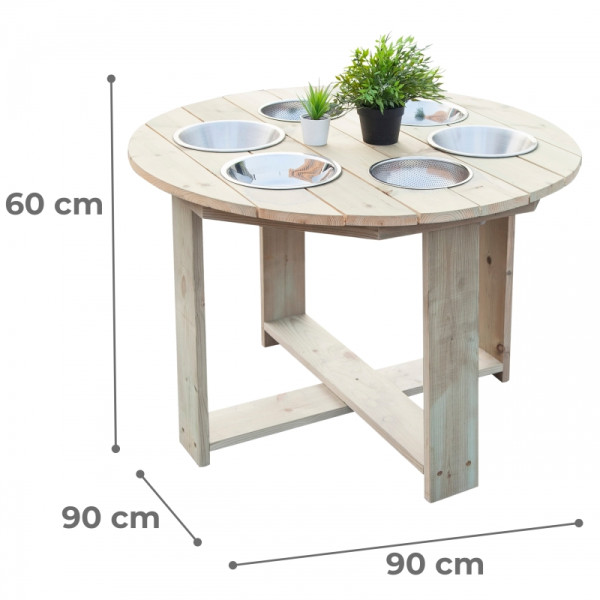 CLASSIC WORLD EDU Edukacinis sodo stalas 6 funkcijos Žaidimo smėlis Skysti akmenys CLASSIC WORLD EDU Edukacinis sodo stalas 6 funkcijos Žaidimo smėlis Skysti akmenys