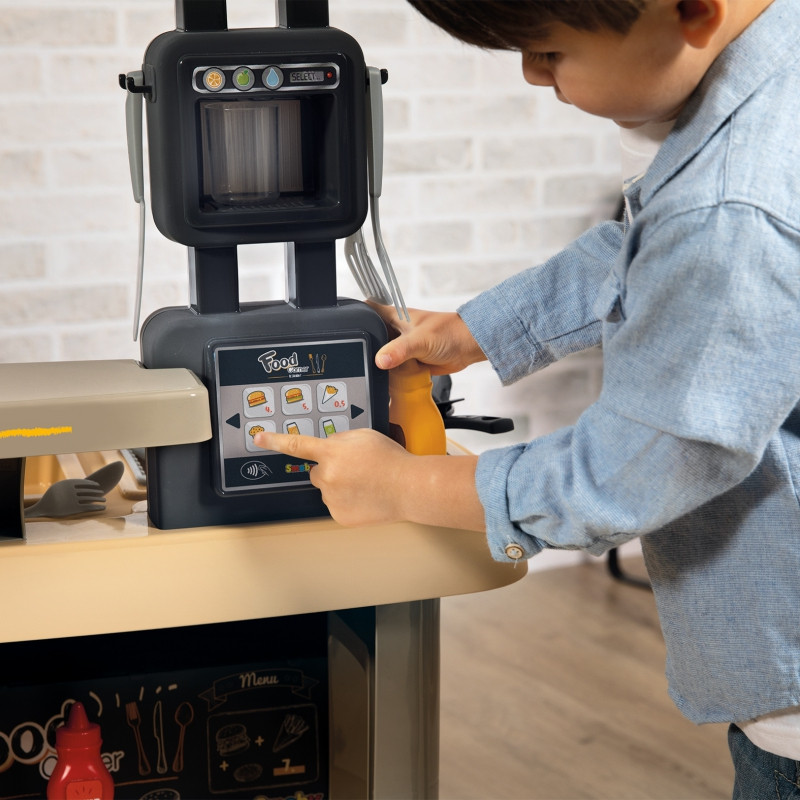 Детский ресторан-бар SMOBY 2 в 1, аксессуары для кухни и столовой