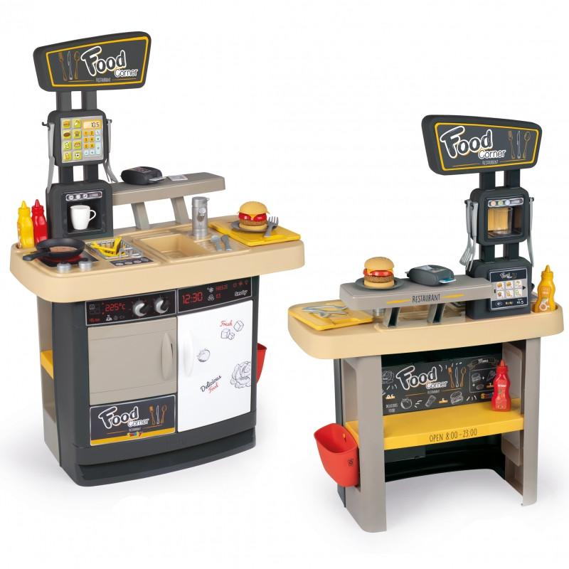 SMOBY Vaikų restorano baras 2in1 virtuvės valgomojo kambario priedai