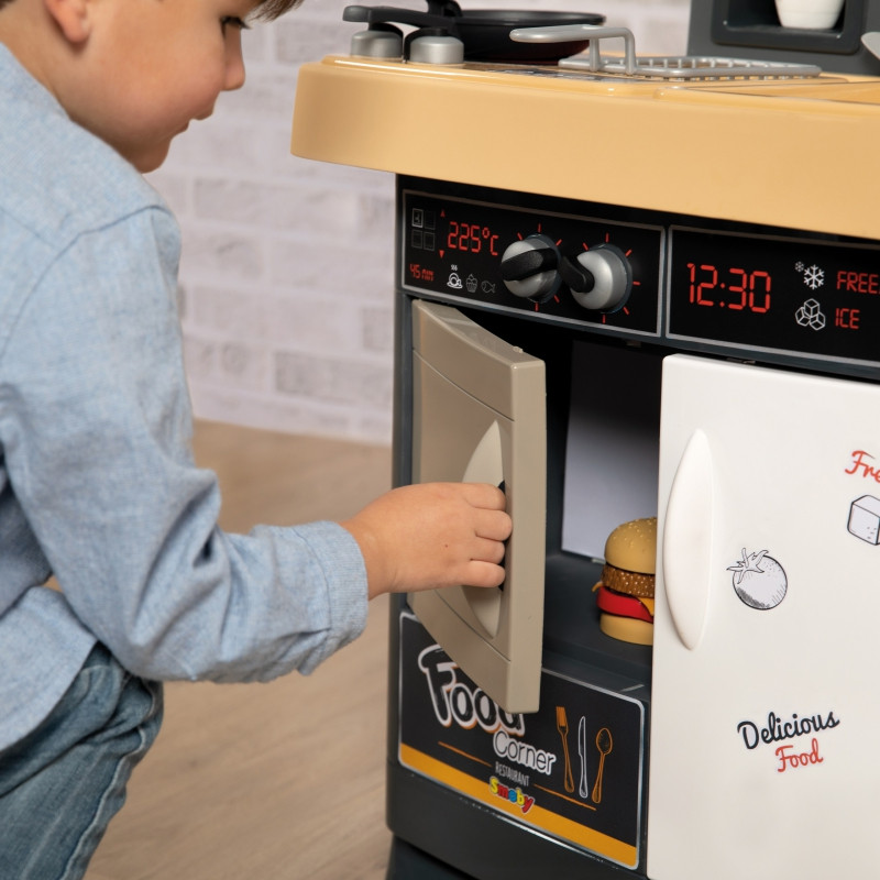 Детский ресторан-бар SMOBY 2 в 1, аксессуары для кухни и столовой