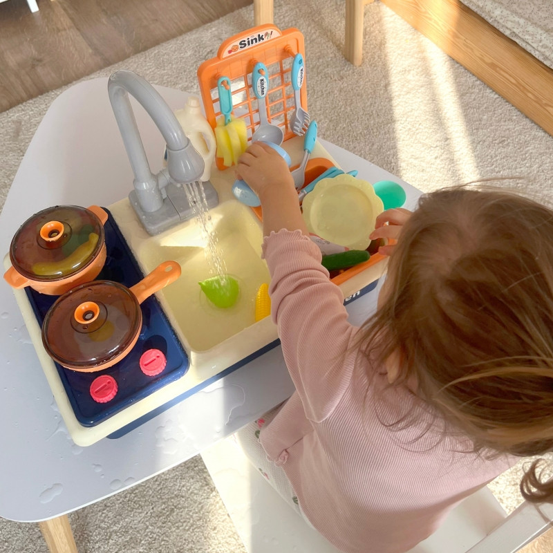 WOOPIE 2-in-1 virtuvės kriauklė vaikams