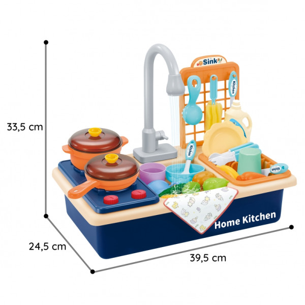 WOOPIE 2-in-1 virtuvės kriauklė vaikams WOOPIE 2-in-1 virtuvės kriauklė vaikams