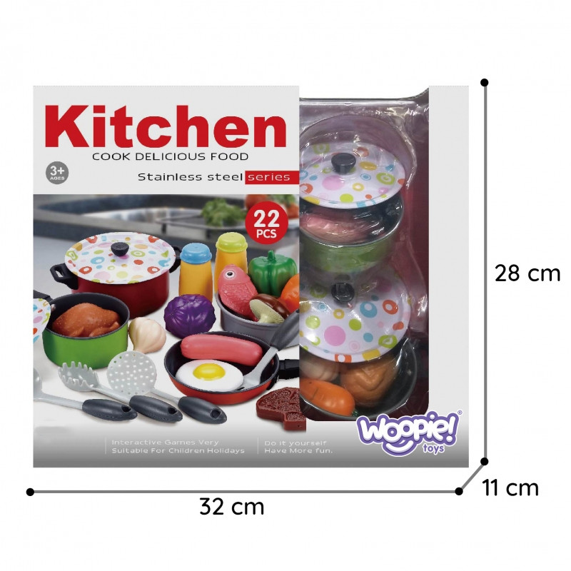WOOPIE XXL Набор поварских принадлежностей Кухонная утварь 22 предм.
