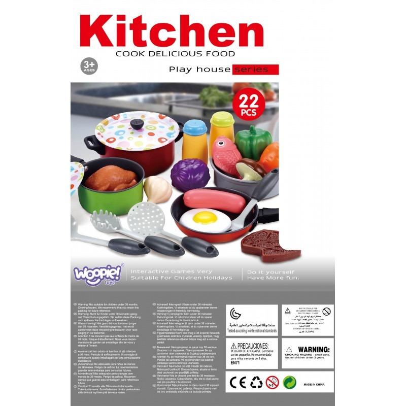 WOOPIE XXL Набор поварских принадлежностей Кухонная утварь 22 предм.