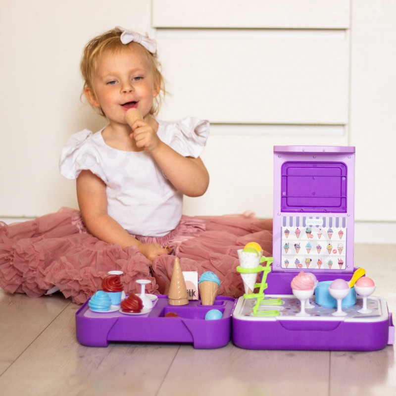 WOOPIE Мороженое 3 в 1, кухонный магазин, портативное, 62 предмета.