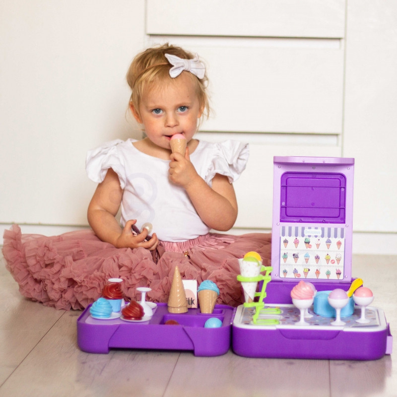 WOOPIE Мороженое 3 в 1, кухонный магазин, портативное, 62 предмета.