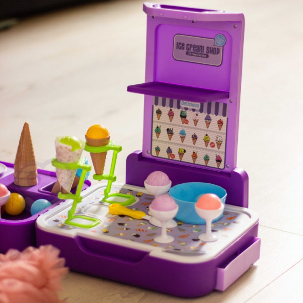 WOOPIE Мороженое 3 в 1, кухонный магазин, портативное, 62 предмета.