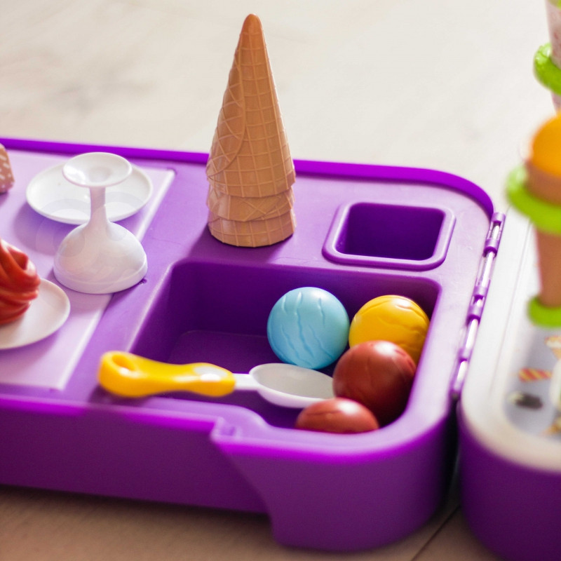 WOOPIE Мороженое 3 в 1, кухонный магазин, портативное, 62 предмета.