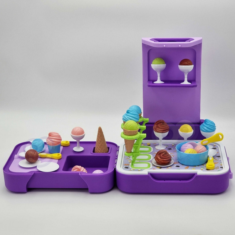WOOPIE Мороженое 3 в 1, кухонный магазин, портативное, 62 предмета.