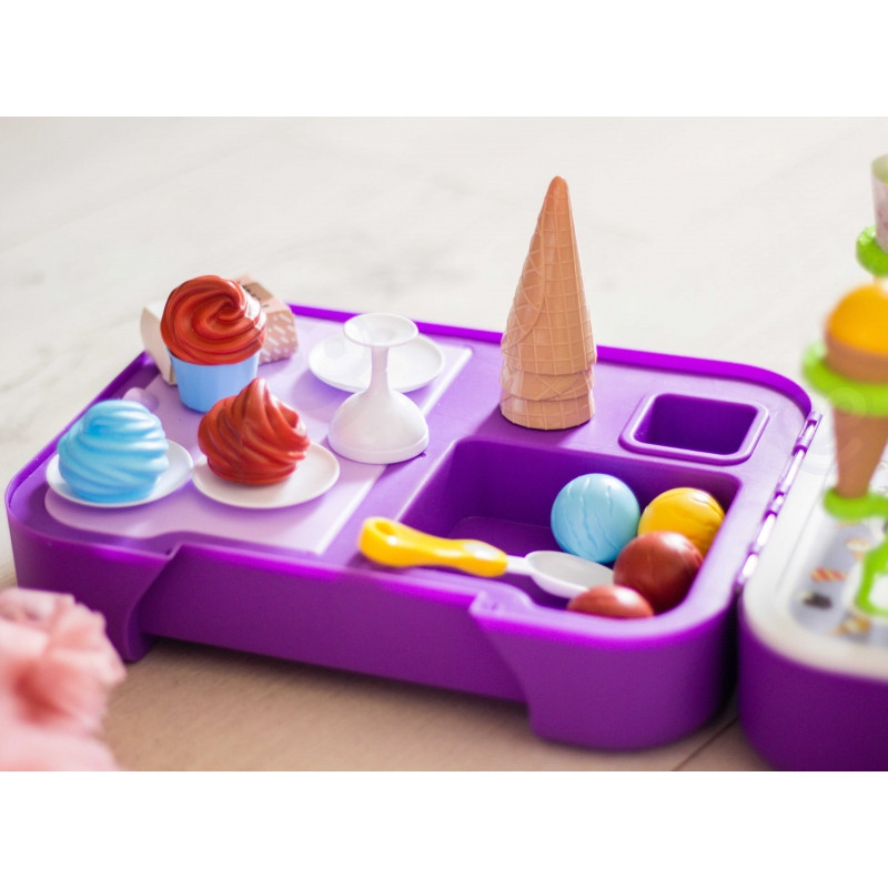 WOOPIE Мороженое 3 в 1, кухонный магазин, портативное, 62 предмета.