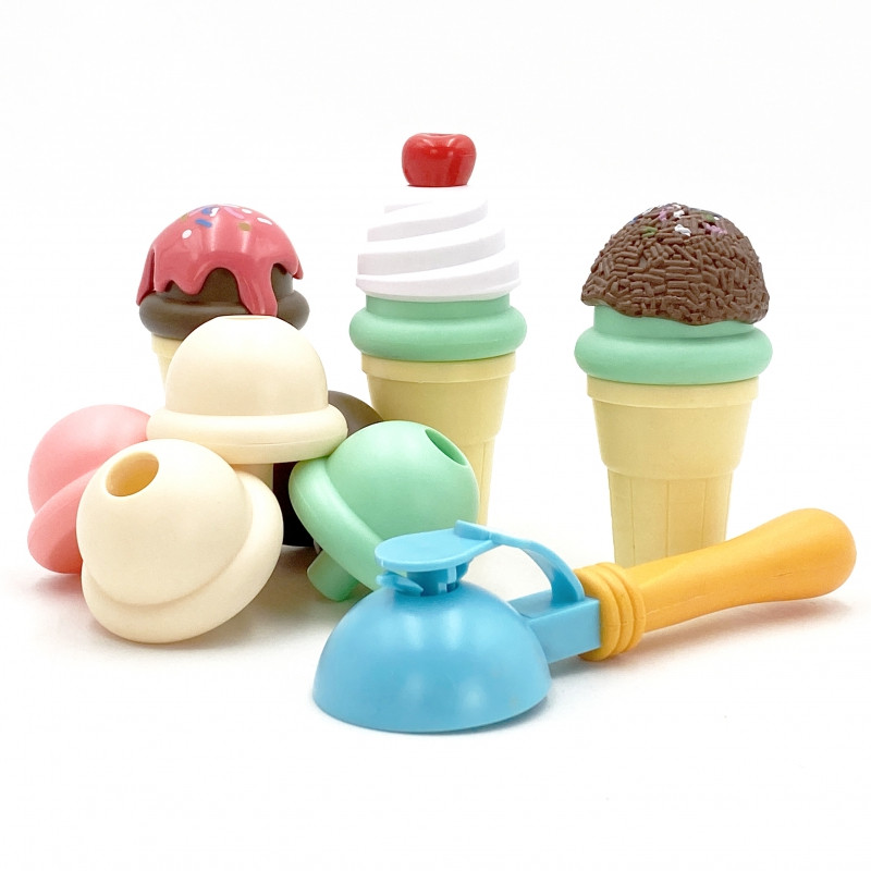 Набор для приготовления мороженого WOOPIE, пазл «Кафе-мороженое», 15 предметов.