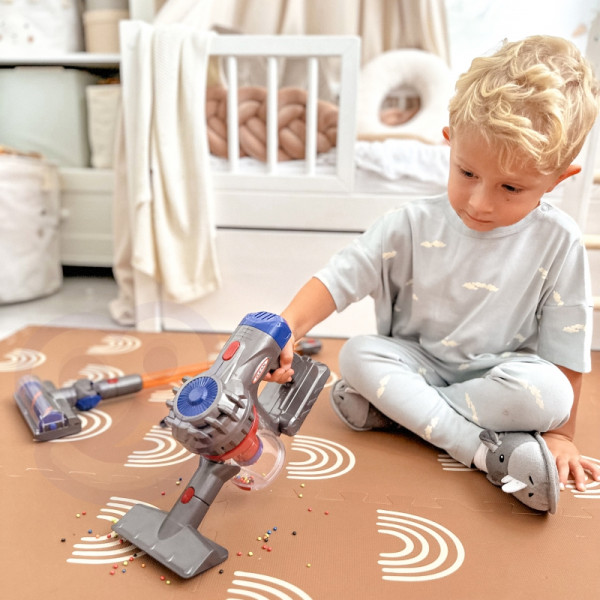 WOOPIE Интерактивный вертикальный пылесос 3-в-1 для детей с функцией всасывания