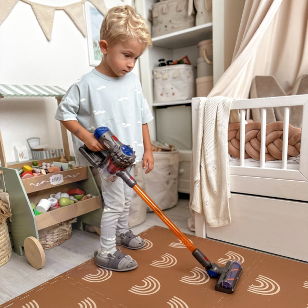 WOOPIE Интерактивный вертикальный пылесос 3-в-1 для детей с функцией всасывания