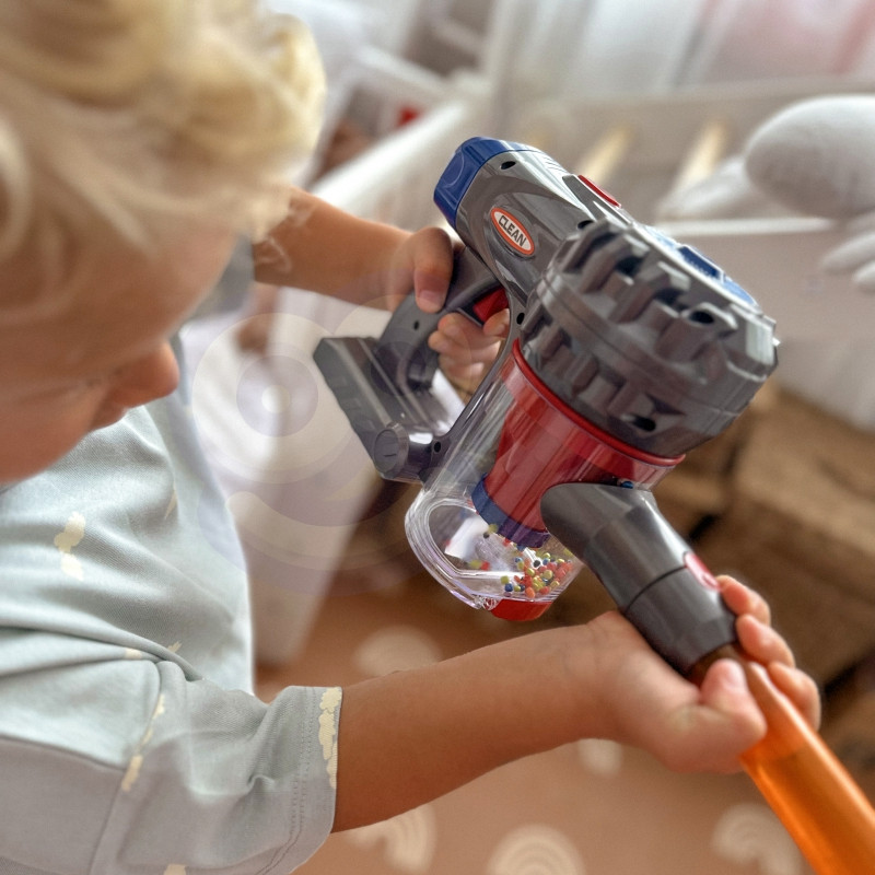 WOOPIE interaktyvus 3-in-1 vertikalus dulkių siurblys vaikams su siurbimo funkcija