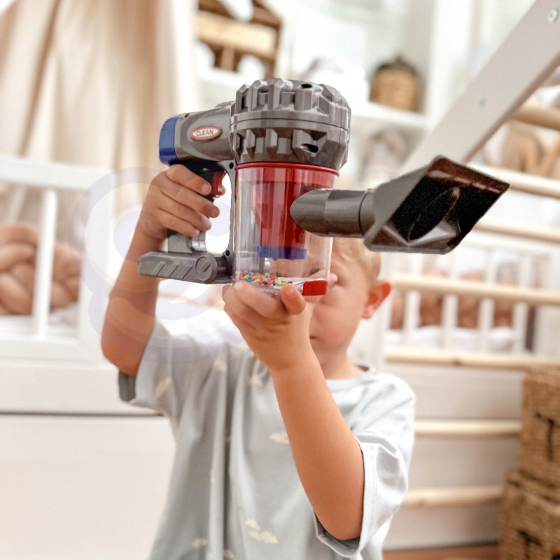 WOOPIE Интерактивный вертикальный пылесос 3-в-1 для детей с функцией всасывания