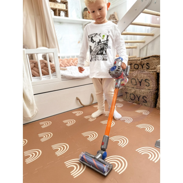 WOOPIE Интерактивный вертикальный пылесос 3-в-1 для детей с функцией всасывания