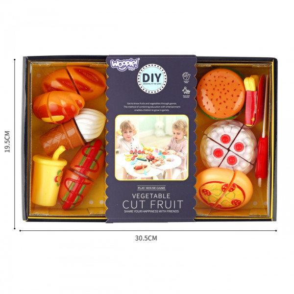 WOOPIE XXL greito maisto konditerijos gaminių pjaustymo rinkinys WOOPIE XXL greito maisto konditerijos gaminių pjaustymo rinkinys