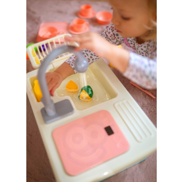 Кухонная мойка WOOPIE 2-в-1 с водопроводным краном, синяя