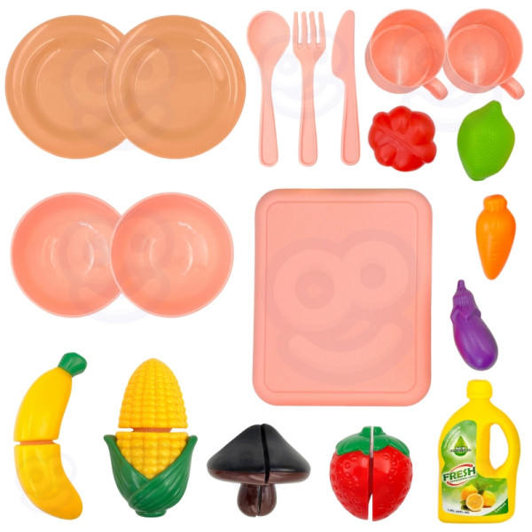 Кухонная мойка WOOPIE 2-в-1 с водопроводным краном, синяя