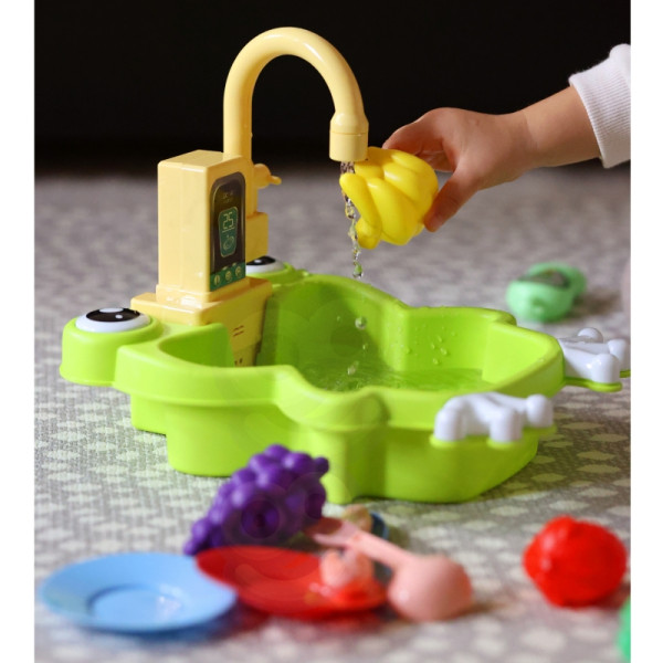 Кухонная мойка WOOPIE Frog с функцией подачи воды на батарейках, 14 шт.