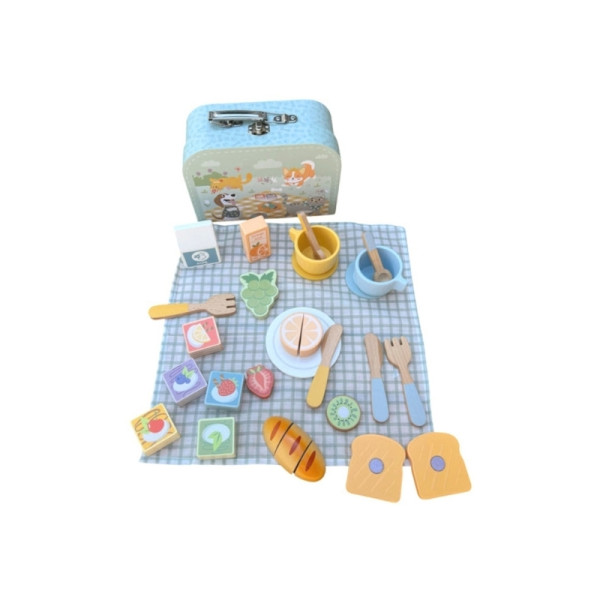 TOOKY TOY Vaisių pjaustymo pusryčių rinkinys