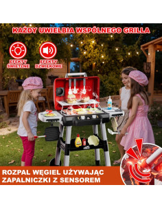 WOOPIE Grilis Sodo virtuvė Interaktyvus LED rinkinys XL 31 el. 2