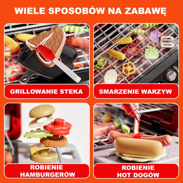 WOOPIE Grilis Sodo virtuvė Interaktyvus LED rinkinys XL 31 el.