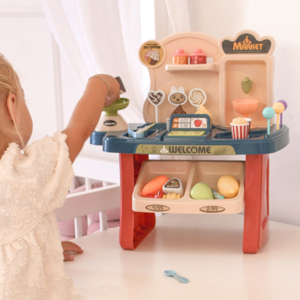 WOOPIE Supermarket Pirkinių vežimėlis Ledai Saldumynai + 40 akc.